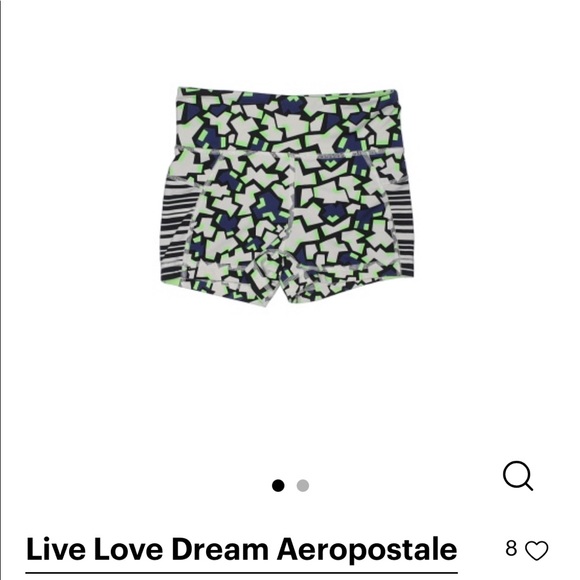 LIVE LOVE DREAM Aeropostale YOGA ATHLETIC SHORTS - Picture 1 of 2